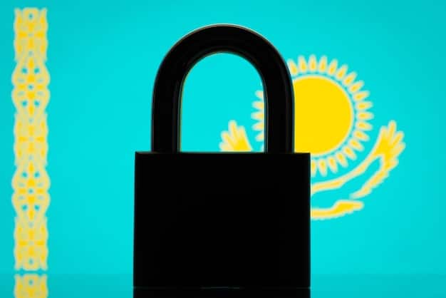 A stylized image representing the concept of digital security, showing a padlock icon overlaid on a Bitcoin symbol, with binary code flowing in the background, emphasizing the importance of protecting Bitcoin investments from cyber threats.