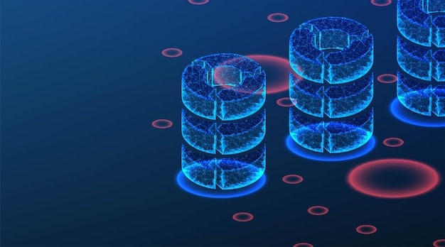 A visual representation of a blockchain structure securing multiple IoT devices, illustrating how cryptographic hashing creates an immutable record of each device's data and interactions in a US context.