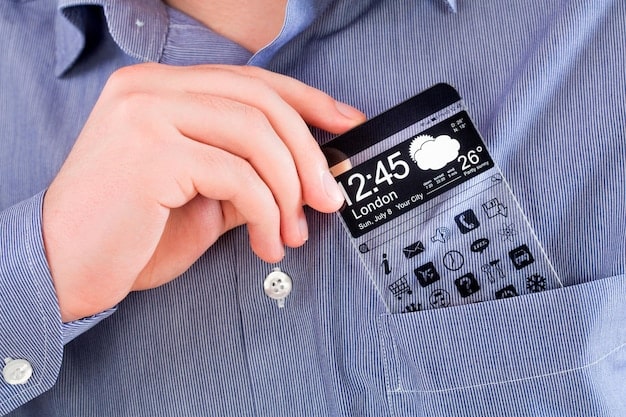 A hand holding a hardware wallet with a secure display, highlighting the importance of offline storage and physical security for Bitcoin. The background is a blurred cityscape, representing the digital world's connection to the physical.
